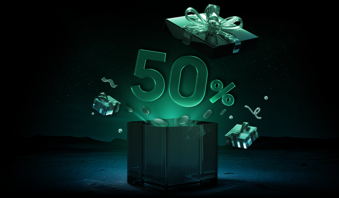 Special 50% Bonus